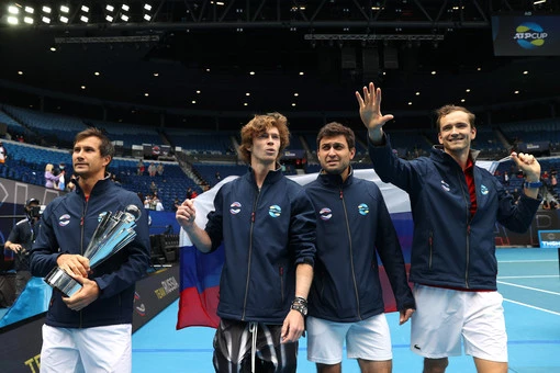 Медведев и Рублев выиграли для России ATP Cup